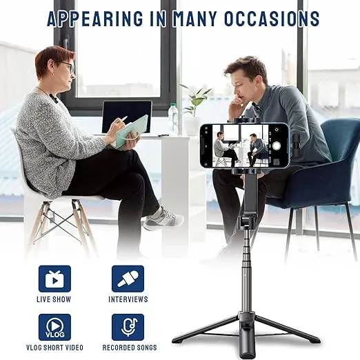Wireless Microphone for iPhone, 2 Pack Professional Dual Lavalier Microphone for Video Recording, Live Streaming, YouTube, Facebook, TikTok, Vlog, Presentation