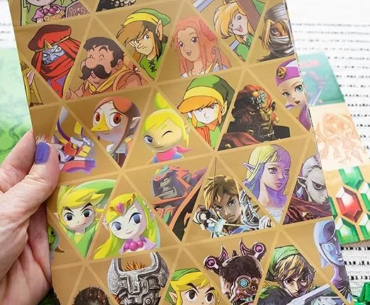 Nintendo The Legend of Zelda 9-Piece Wrapping Paper Kit