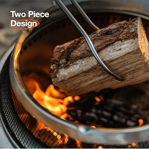Solo Stove Bonfire Shield - Durable Stainless Steel Spark Protector Mesh Screen for Fire Pits, Keeps Pops and Hot Embers Contained for Safe Outdoor Fires, Includes Shield Removal Tools