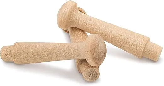 Mini Wooden Shaker Pegs 1-3/4-inch w/ 3/16-inch Tenon, Pack of 50 DIY Wooden Wall Hooks, Wood Hooks for Hanging Jewelry, by Woodpeckers