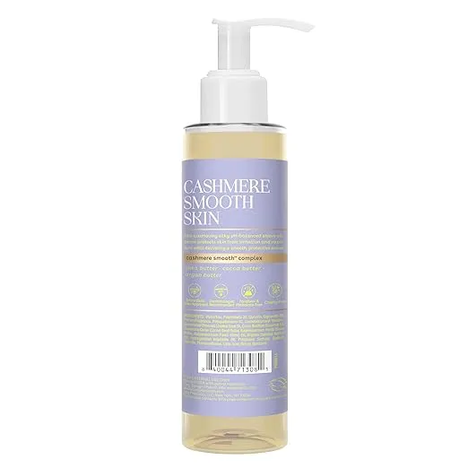 eos Cashmere Skin Collection Shave Oil, Vanilla Cashmere, Soothing and Moisturizing, Prevents Irritation and Razor Burn, Entire Bikini Area-Approved, 6 fl oz