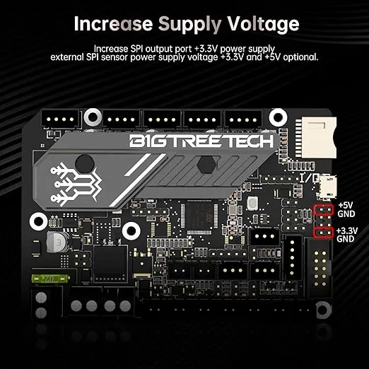 BIGTREETECH SKR Mini E3 V3.0 32Bit Control Board with TMC2209 UART Stepper Driver New Upgrade 3D Printer Silent Board for Ender 3, Ender3 Pro, Ender-3 V2 3D Printer