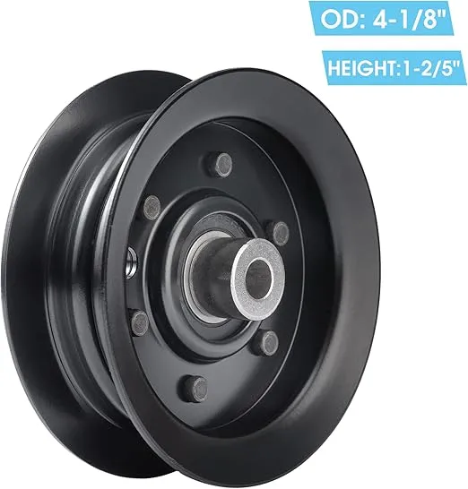 3 Pack 106-2175 132-9420 Idler Pulley Compatible for Toro Exmark Part 32" 38" 42" 50" 54" Lawn Tractor Deck Quest E-Series S-Series Timecutter, Black