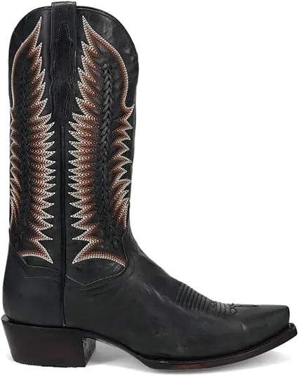 Dan Post Mens Rip Snip Toe Casual Boots Mid Calf - Black