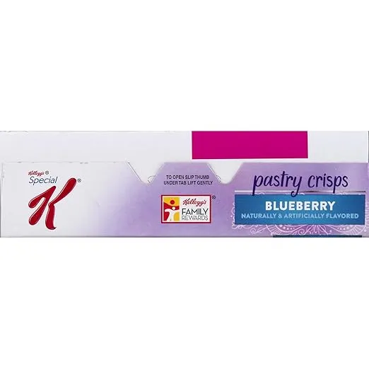 Kellogg's, Special K, Pastry Crisps, Blueberry, 4.4oz Box (Pack of 4)