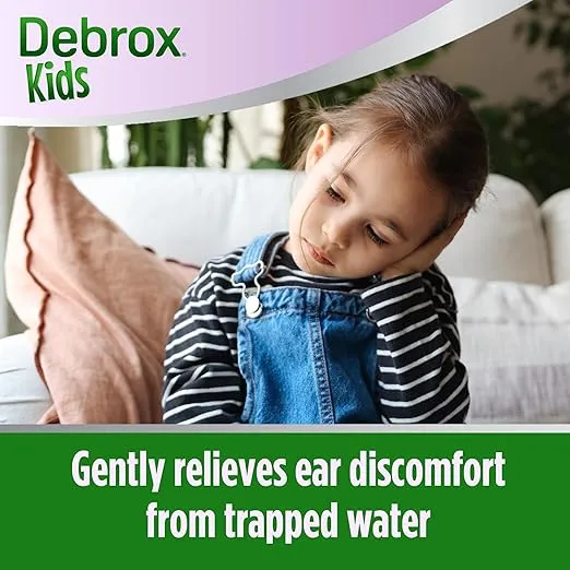 Debrox Kids Ear Discomfort Relief, Ear Drying Drops for Kids and Toddlers, 1 Fl Oz