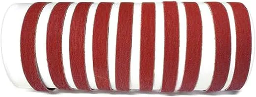 Red Label Abrasives 3/4 X 12 Inch Coarse P80 Grit Knife Sharpener Sanding Belts, 10 Pack (Compatible with Work Sharp Ken Onion)