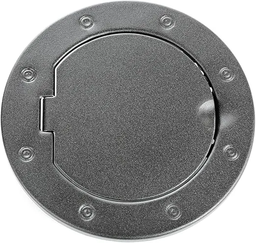 Rugged Ridge | Gas Cap Door, Non-Locking, Textured Black | 11229.05 | Fits 2007-2018 Jeep Wrangler JK/JKU
