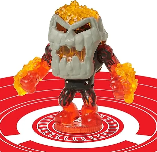 Legends of Akedo Powerstorm Battle Giants Bundle 2 Battle Giants Battling Action Figures Volcrag Versus Shatterclaw with Double Strike Armor and 2 Button Bash Controllers in The one Pack,Multicolor