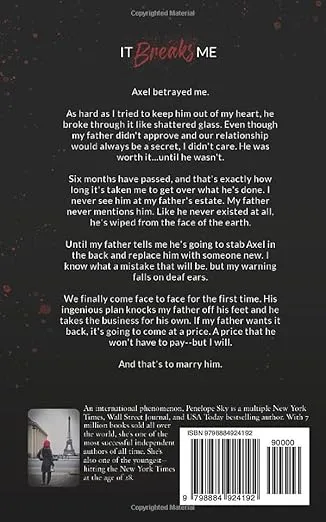 It Breaks Me: A Forbidden Dark Romance (Betrayal)
