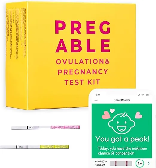 Combo Kit of 50 Ovulation Tests and 20 Pregnancy Tests, OPKs, HPTs (50LH + 20HCG)