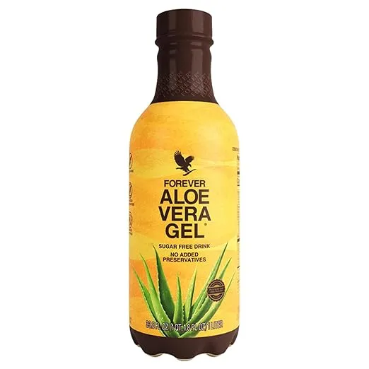 Forever Living - Forever Aloe Vera Gel (Plain) - Pure Inner Leaf Aloe Vera Juice - 99.7% Aloe Content - Preservative-Free - 33.8 fl oz