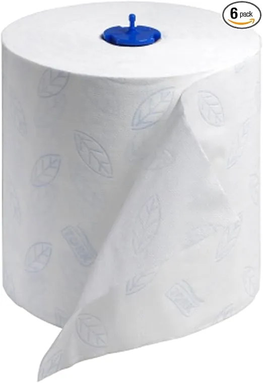 Tork 290096 Premium Soft 2-Ply Hand Roll Towel, White