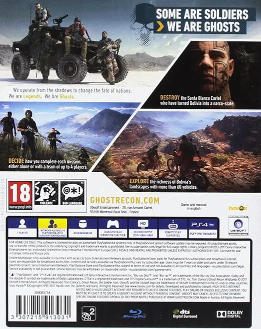 Tom Clancy's Ghost Recon: Wildlands (PS4)
