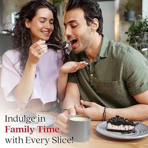 David's Cookies Cookies and Cream Cheesecake 10" - Pre-sliced 14 pcs. Extra Creamy Cheesecake, Fresh Bakery Dessert Great Gift Idea for Women, Men and Kids Cheesecake For Delivery