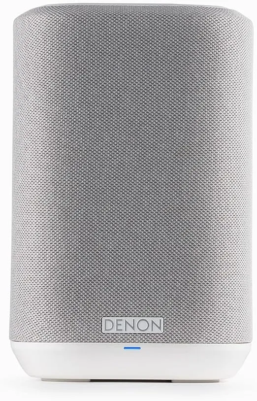 Denon Home 150 Wireless Smart Speaker – Compact Design, Wi-Fi & Bluetooth, HEOS Built-in, Alexa Built-in, Siri & AirPlay 2, Spotify Connect, Multi-Room Support, White