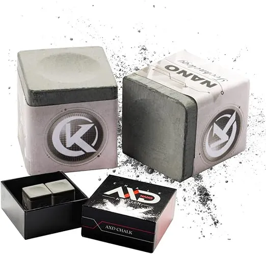 KONLLEN Billiards Chalk Professional Chalk Nano Technology Tournament Dedicated for National Billiards Players(Outstanding Performance,Reduce Miscue,Durable,Low Deflection)