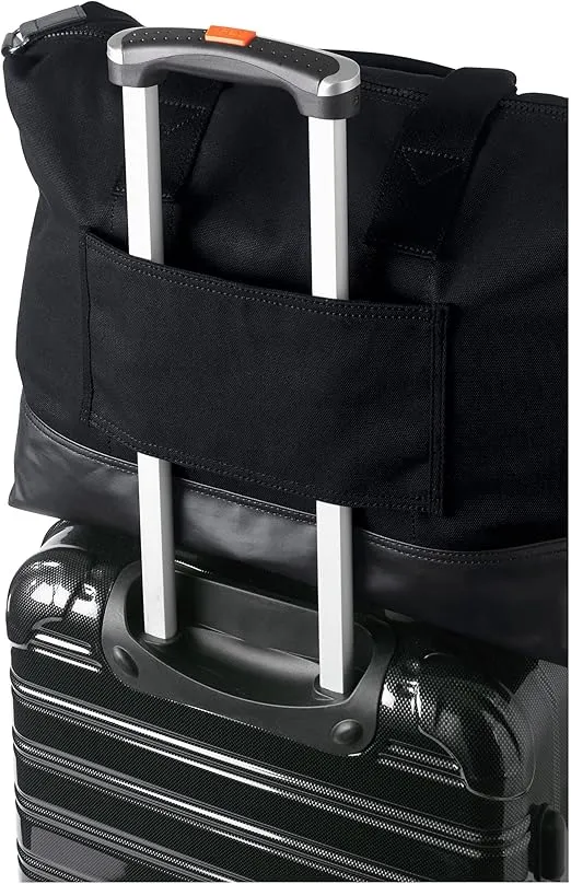 Lands' End Print Canvas Weekender Black One Size