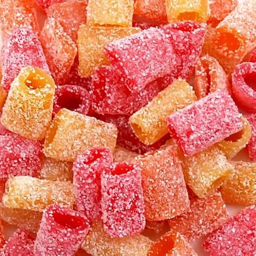 Sour Punch Bites, Tropical Fruit Flavors, Soft & Chewy Sour Candy, 5oz Bag (12 Pack)