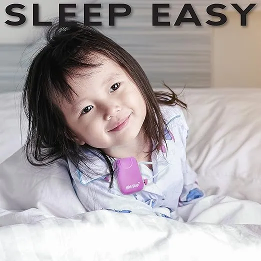 3 Pink Bedwetting Enuresis Alarm with Loud Sound and Strong Vibration for Boys or Girls, Proven Solutions for Bedwetters