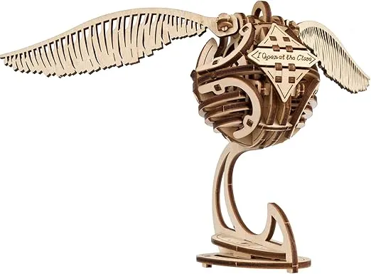 UGEARS Wooden 3D Puzzles for Adults - Harry Potter Golden Snitch Model Building Kits - DIY Kits for Adults - 3D Puzzle Harry Potter Puzzle Set Crafts for Adults - 3D Model Kits for Adults - 120 Pcs