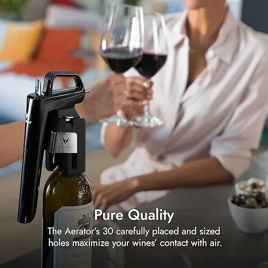 Coravin Aerator Attachment - Accessory for Coravin Wine by the Glass System and Wine Saver - Performs 60-90 Minutes Decant in Seconds