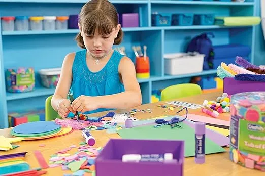 Creativity Street Glitter Glue Pens, Classroom Pack, Assorted Iridescent & Neon Colors, 0.34 fl. oz., 72 Pens