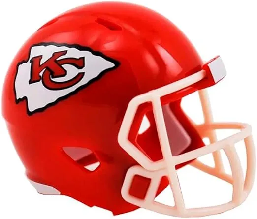 Kansas City Chiefs NFL Riddell Speed Pocket PRO Micro/Pocket-Size/Mini Football Helmet