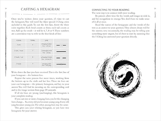 I Ching Complete Divination Kit: A 3-Coin Set, 64 Hexagram Cards and Instruction Guide (Sirius Oracle Kits)