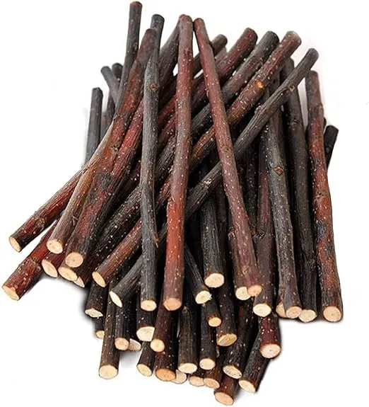 SunGrow Apple Sticks, Wood Chew Sticks for Rabbits, Chinchillas, Bunny, Hamster, Squirrel, Guinea Pigs, Small Animals Molar Pet Chew Toys Treat Sticks for Teeth Grinding 100g (3.5 oz)