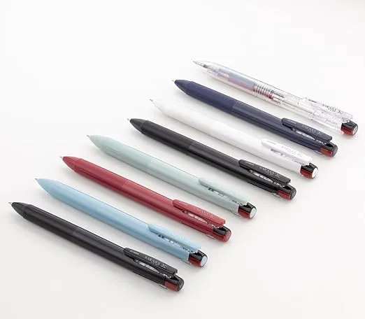 Clip 3 Color Ballpoint Pen Red 0.4mm Black, Red, Blue Ink J3JS5-R With Original Stylus Ballpoint Touch Pen