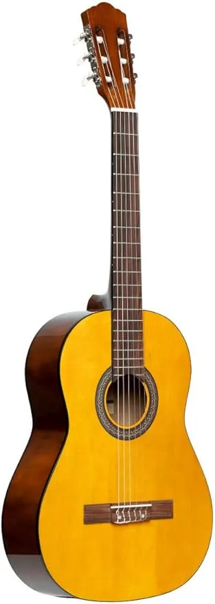 Stagg 6 String Classical Guitar, Right, Natural, 3/4 Size (SCL50 3/4-NAT)
