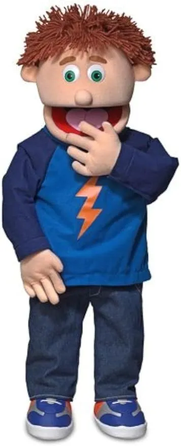 30" Tommy, Peach Boy, Professional Performance Puppet with Removable Legs, Full or Half Body