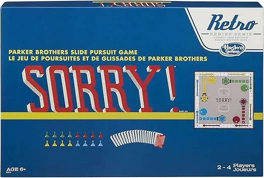 Retro Series Sorry! 1958 Edition Game