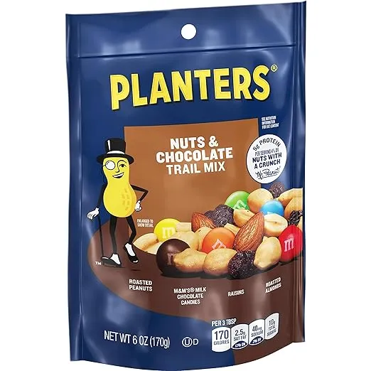 Planters Nuts & Chocolate, Trail Mix, 6 Oz