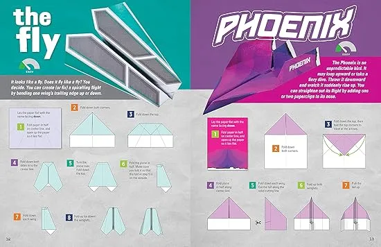 Fold and Fly Paper Airplane Kit