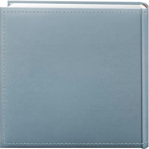 Pioneer Photo Albums DA-200COLB/B 200-Pocket Embossed Baby Leatherette Frame Cover Album for 4 by 6-Inch Prints, Blue