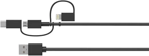 OtterBox 3-in-1 Mobile Charging Kit 5k mAh- Black
