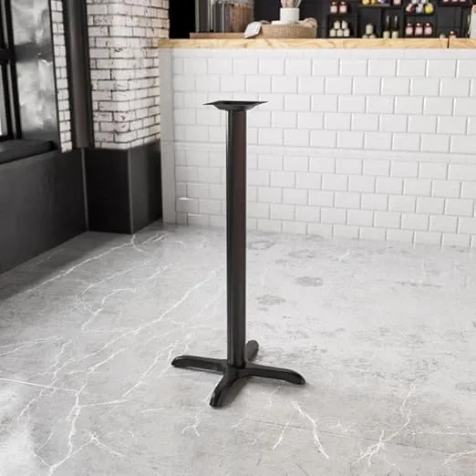 BELNICK INC dba FLASH FURNITURE Kratos 47K-018 Restaurant Table Base - 42" Bar Height, 22" Wx22 D Base Spread