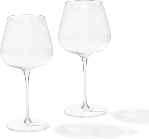 Made In Cookware - Red Wine Glasses - Set of 2 - Dishwasher Safe - Crafted in Germany