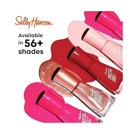 Sally Hansen Insta-Dri®, Cinna-Snap, Quick Dry, Long Lasting, Streak-Free Shine, Red Nail Polish