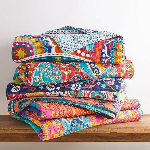 Levtex Home Amelie King Cotton Quilt Set, Multi, Global