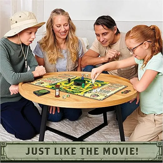 Spin Master Games, Jumanji The Game, The Classic Thrilling Adventure Family Board Game Based on The Action-Comedy Movie, Family Game Night for Ages 8+
