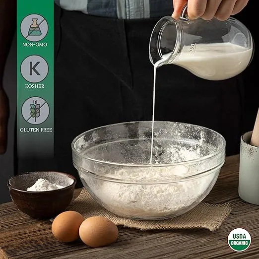 Z Natural Foods Premium Whole Milk Powder - Powdered Milk for Baking, Cooking, Drinks - Dry Milk Powder, Pasteurized, Non-GMO, Gluten-Free, Kosher-Certified, 1 lb