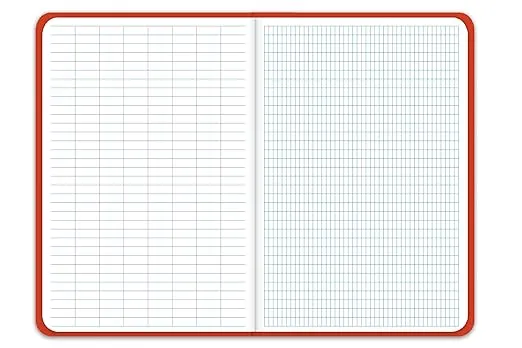 Elan Publishing Company E64-8x4K King Size Field Surveying Book 6 x 9, Bright Orange Cover (Pack of 6)