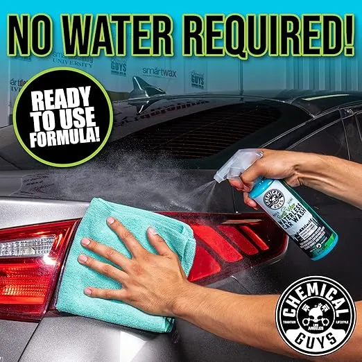 Chemical Guys Swift Wipe Waterless Car Wash, Safe for Cars, Trucks, Motorcycles, RVs & More, 16 fl oz