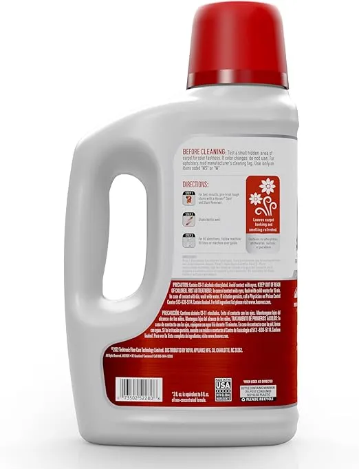 Hoover Renewal Carpet Cleaning Formula/Solution 64oz AH30924