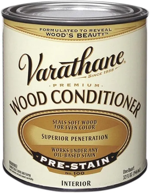 Rust-Oleum 211775H Premium Wood Conditioner, 1 Quart, Clear