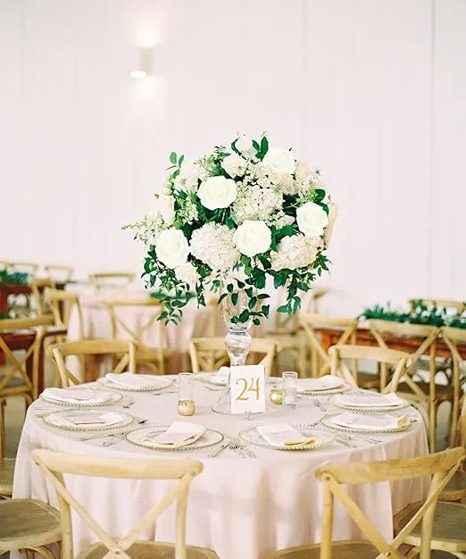 Artificial Rose Flowers, 100 pcs Foam Rose Bulk Ivory Fake flower heads for DIY Wedding Bouquets Rose Wall kissing balls Bridal Shower Centerpieces Arrangements Party Tables Decorations(Ivory)