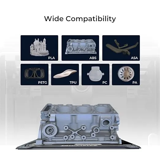 Creality K1 Max Build Plate Kit 315 * 310mm, 3D Printer Platform with Frosted PEI Surface and Soft Magnetic Sticker for K1 Max, Ender 3 Max Neo, Ender 3 S1 Plus 3D Printers
